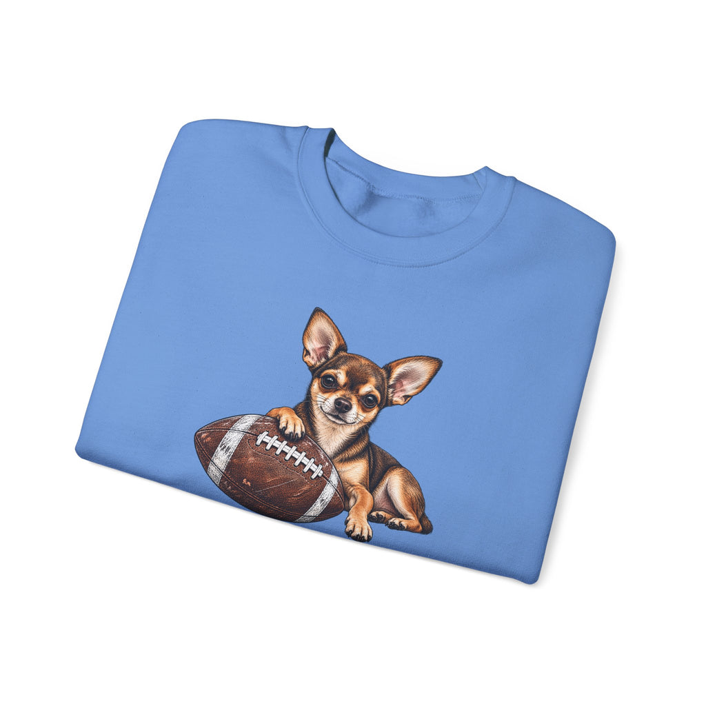 Chihuahua Football Crewneck Sweatshirt