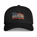 American Flag Athletic Dog Cap — Patriotic Logo Baseball Hat