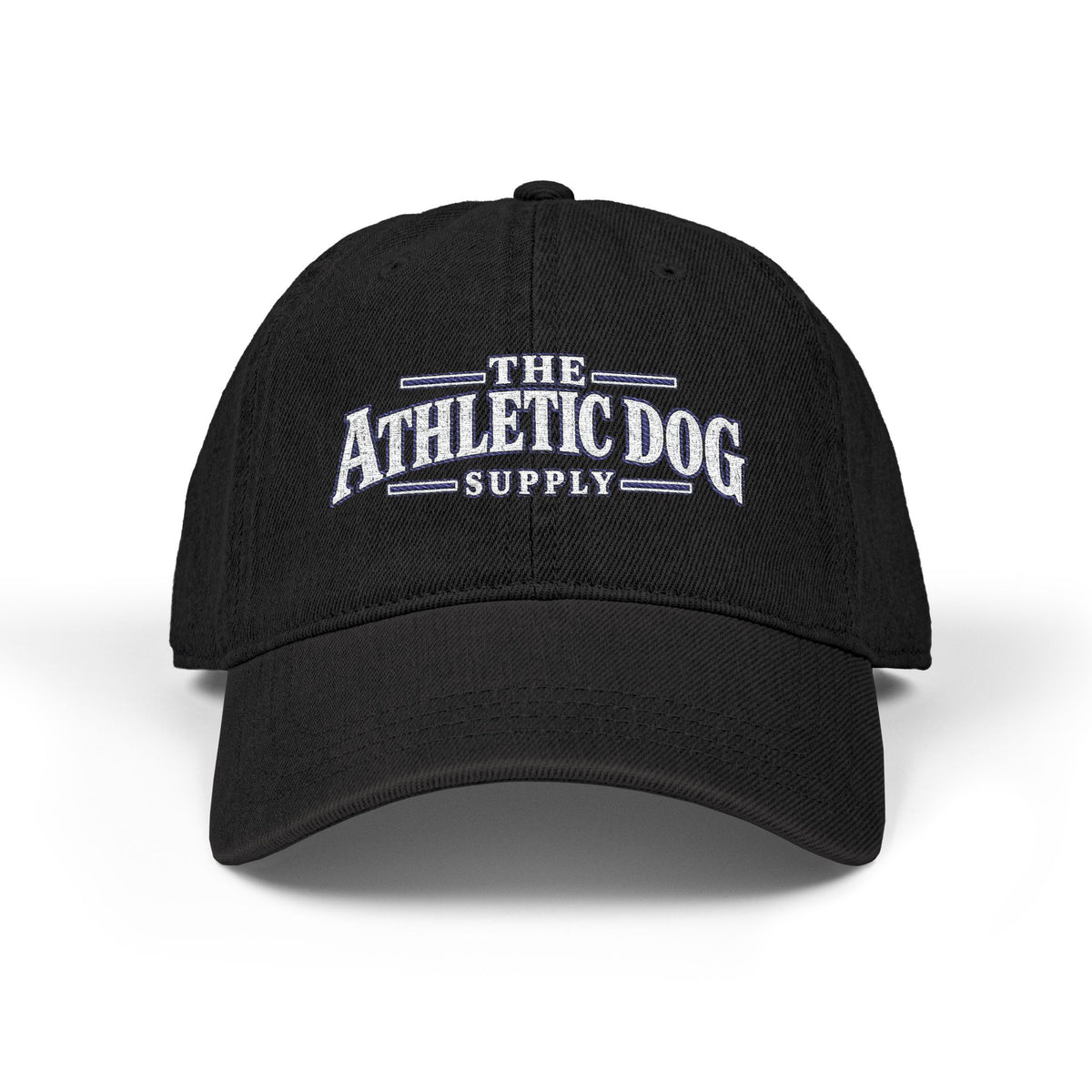 Embroidered Denim Hat — "The Athletic Dog Supply" Classic Baseball Cap