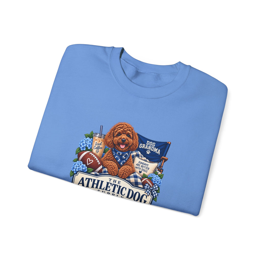 Dog Grandma Football Crewneck Sweatshirt