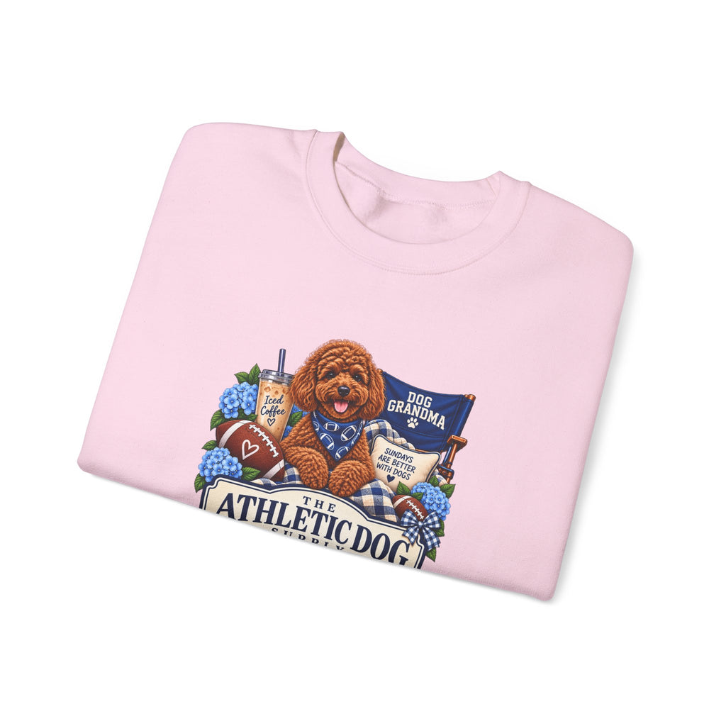 Dog Grandma Football Crewneck Sweatshirt