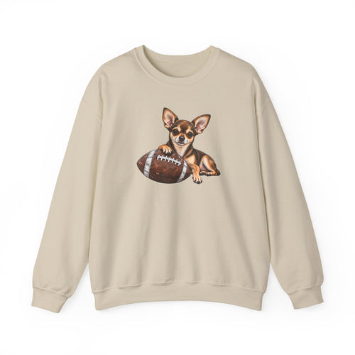 Chihuahua Football Crewneck Sweatshirt