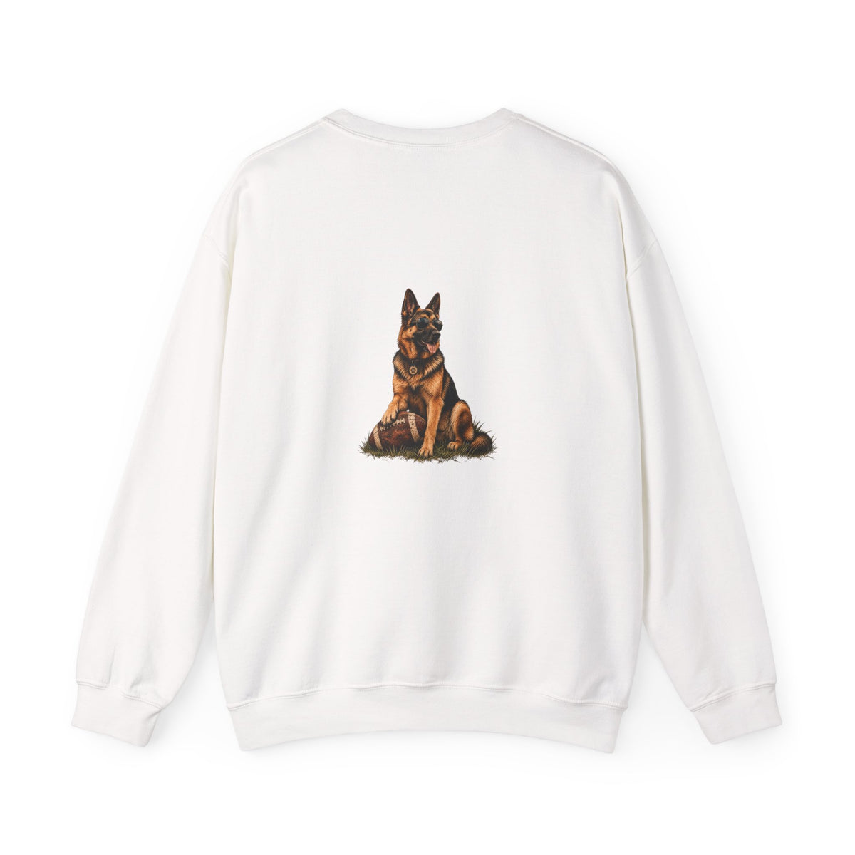German Sheperd Football Crewneck Sweatshirt