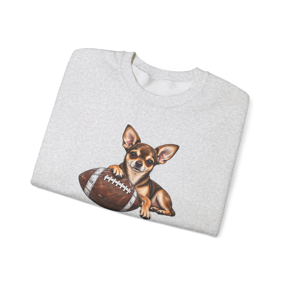 Chihuahua Football Crewneck Sweatshirt