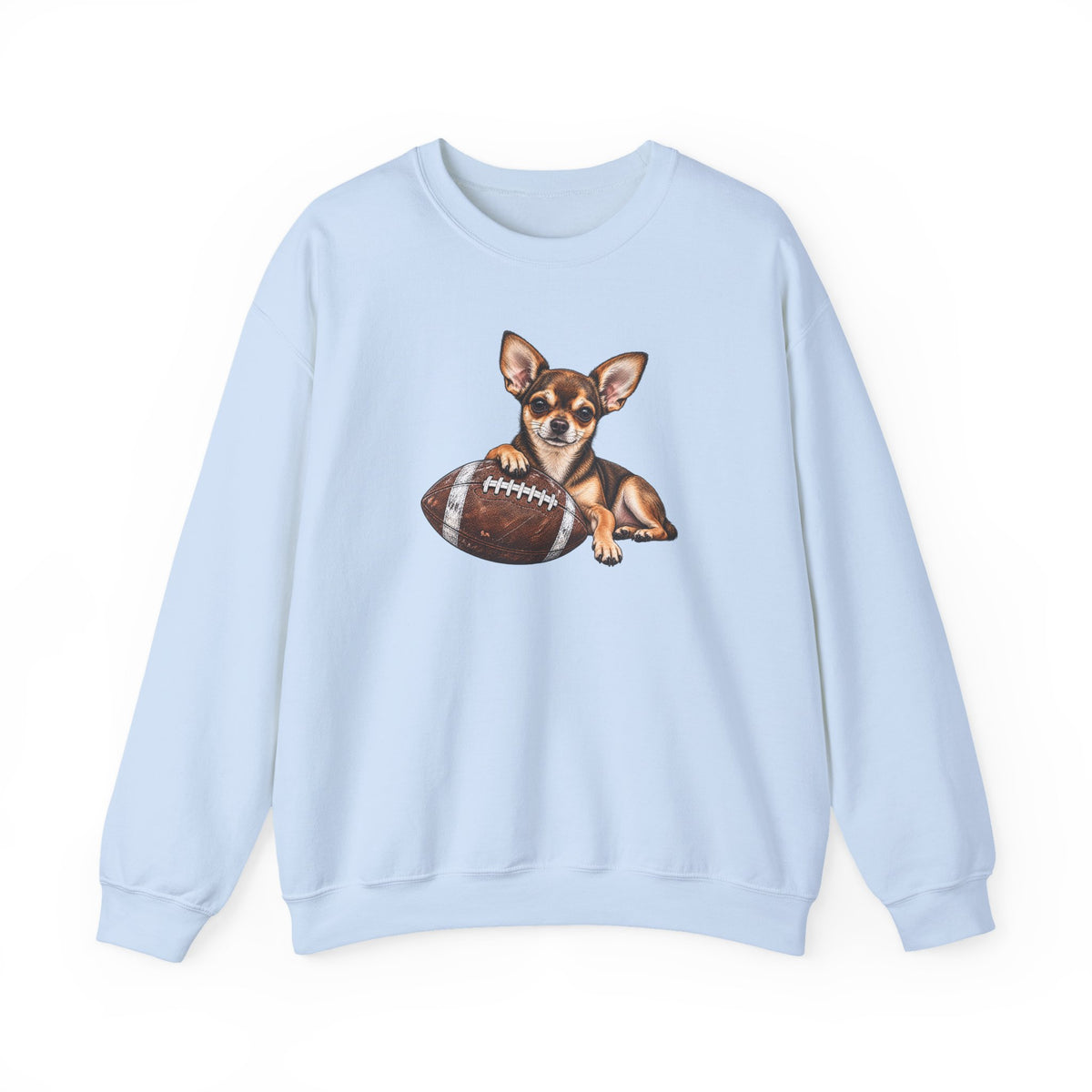 Chihuahua Football Crewneck Sweatshirt