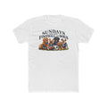 Sundays Are for Football and Dogs Graphic Tee — Crew Shirt