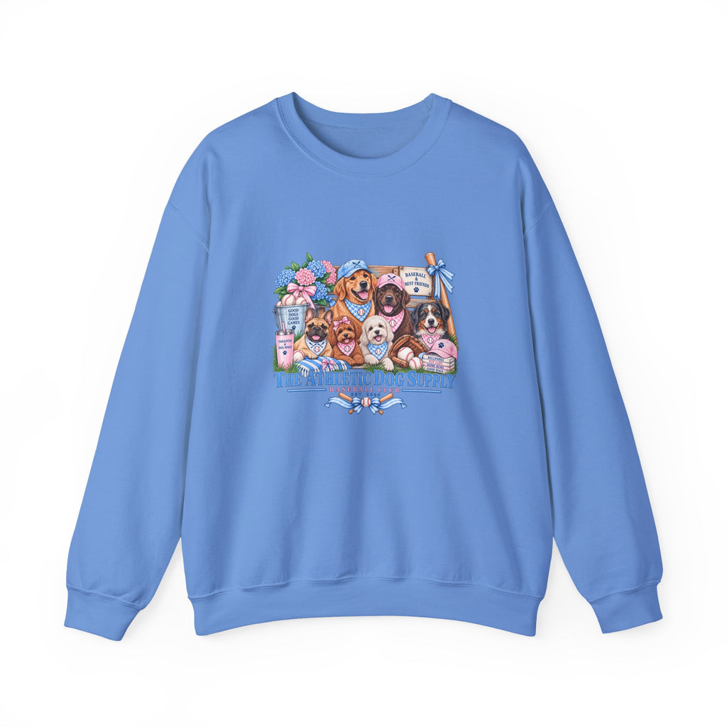 Dog Lover Baseball Crewneck Sweatshirt
