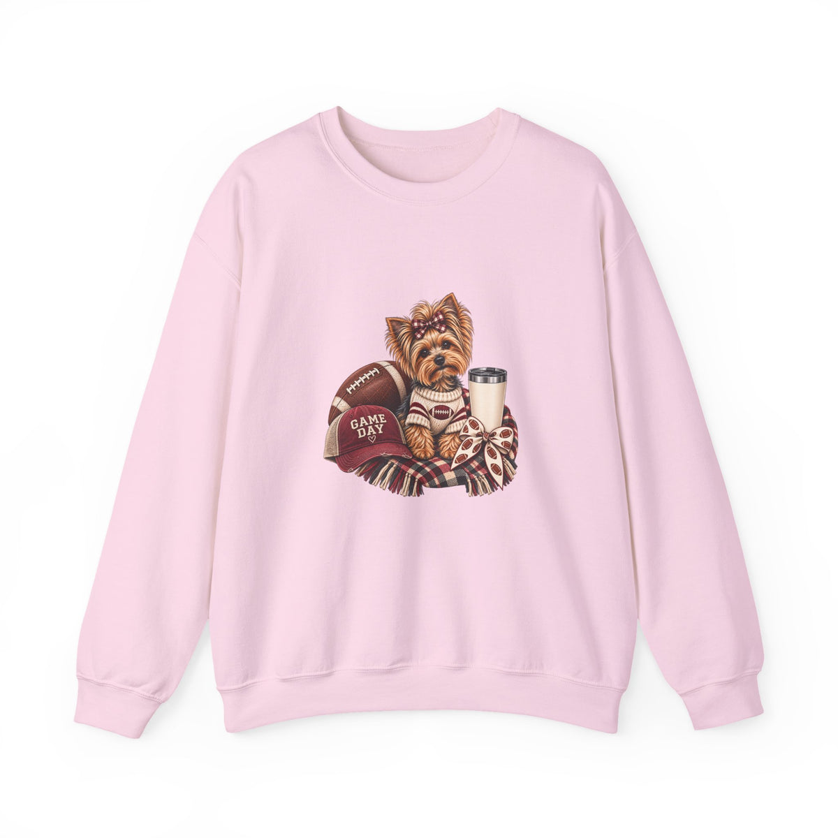 Yorkie Football Crewneck Sweatshirt