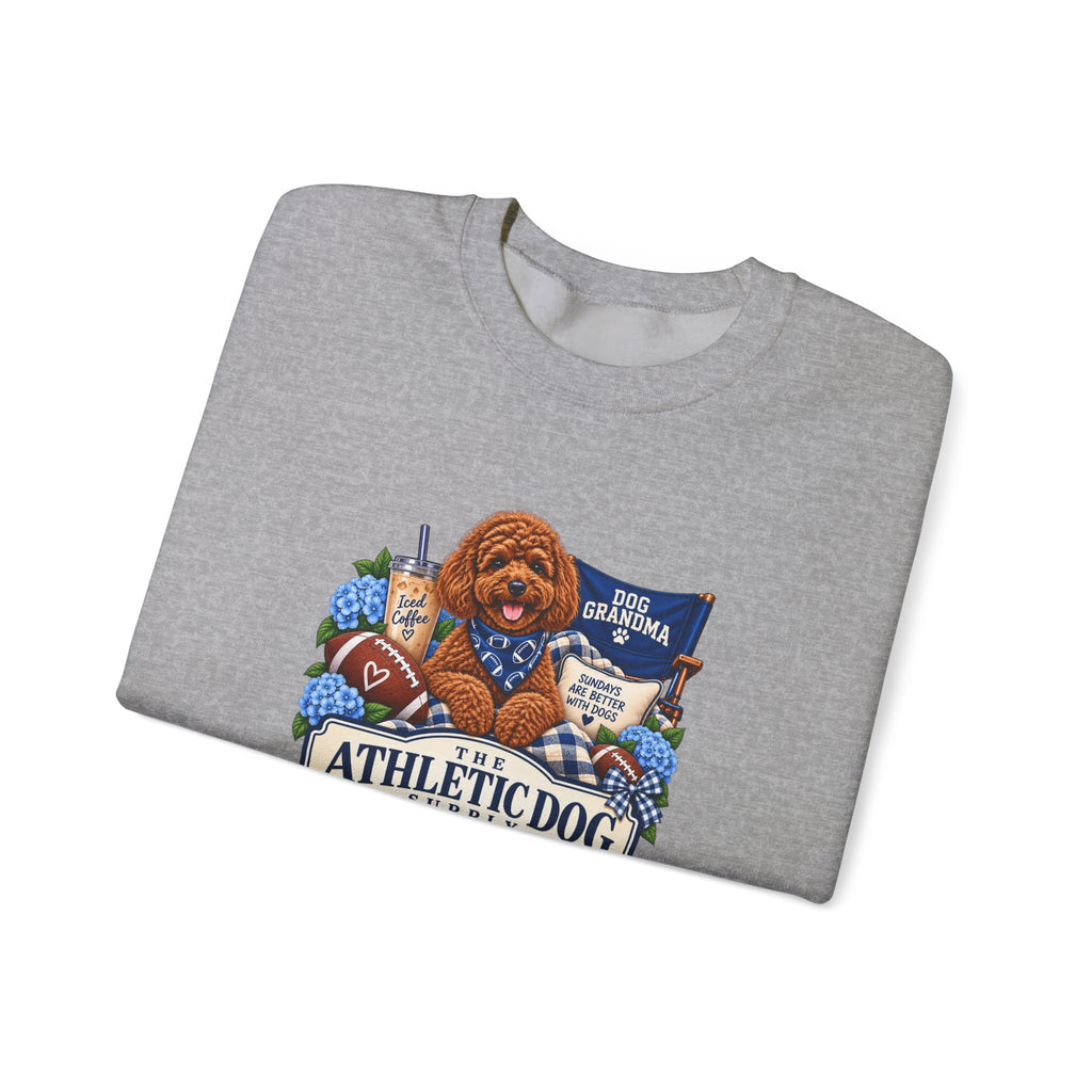 Dog Grandma Football Crewneck Sweatshirt