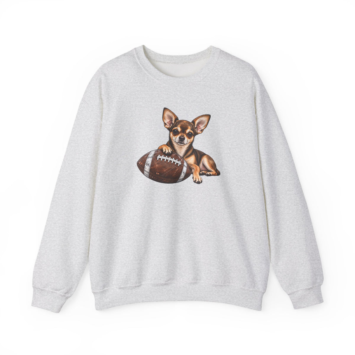 Chihuahua Football Crewneck Sweatshirt