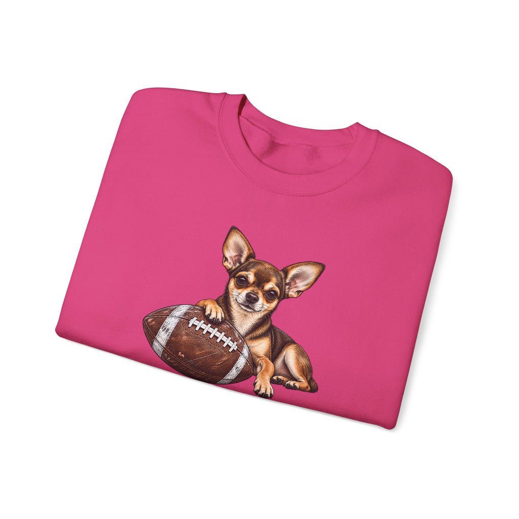 Chihuahua Football Crewneck Sweatshirt