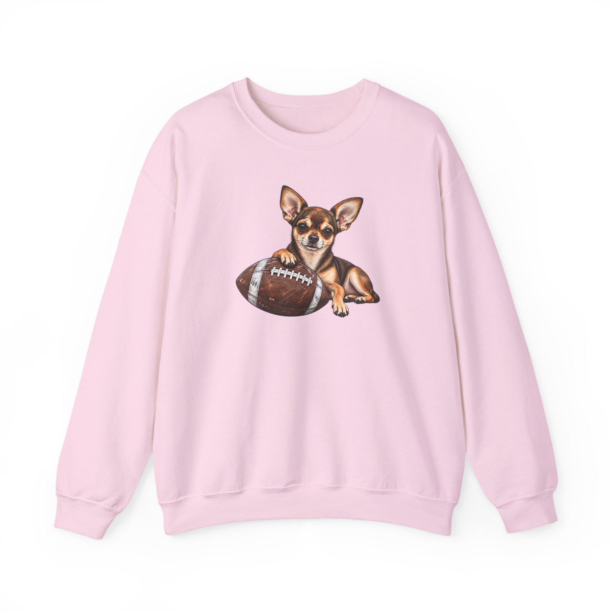 Chihuahua Football Crewneck Sweatshirt