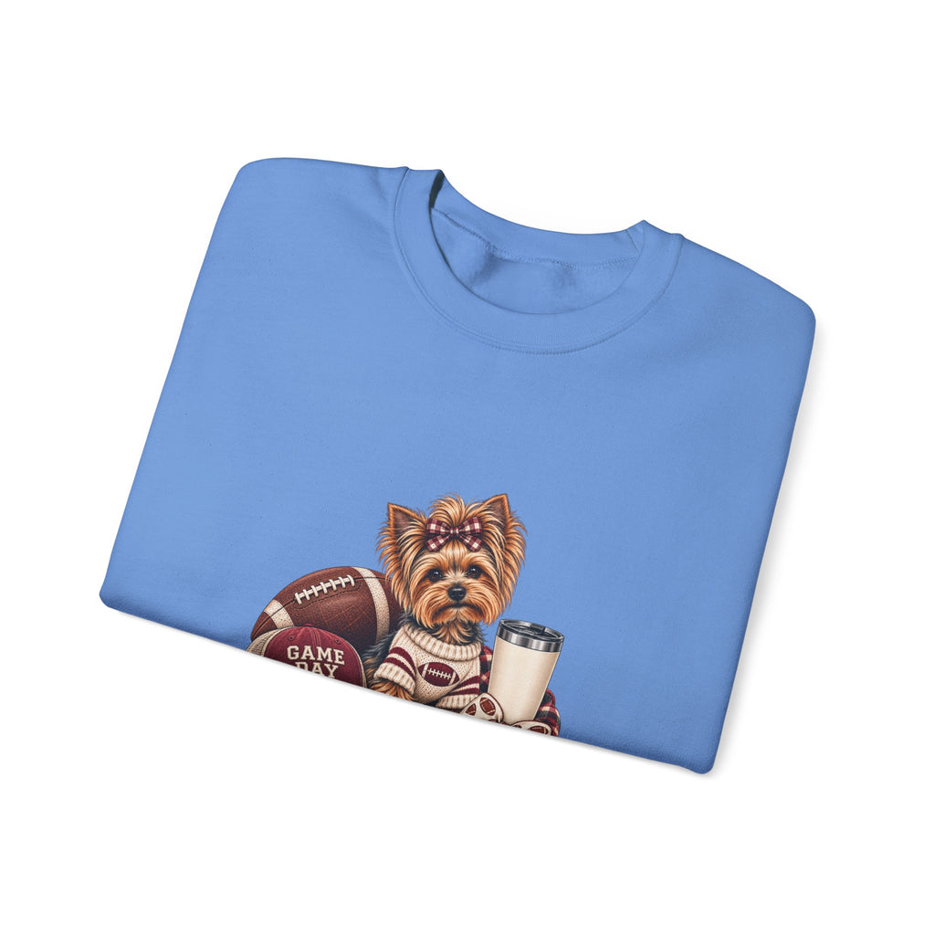 Yorkie Football Crewneck Sweatshirt
