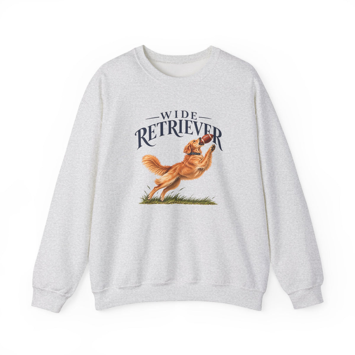 Wide Retriever Football Crewneck Sweatshirt