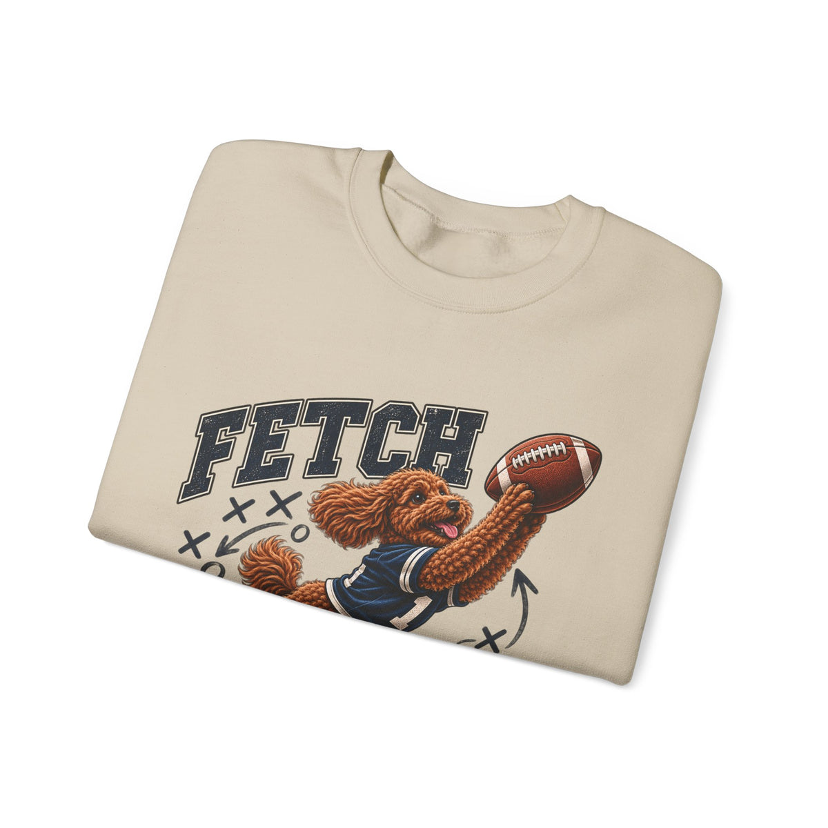 Fetch on Fourth Down Football Crewneck Sweatshirt