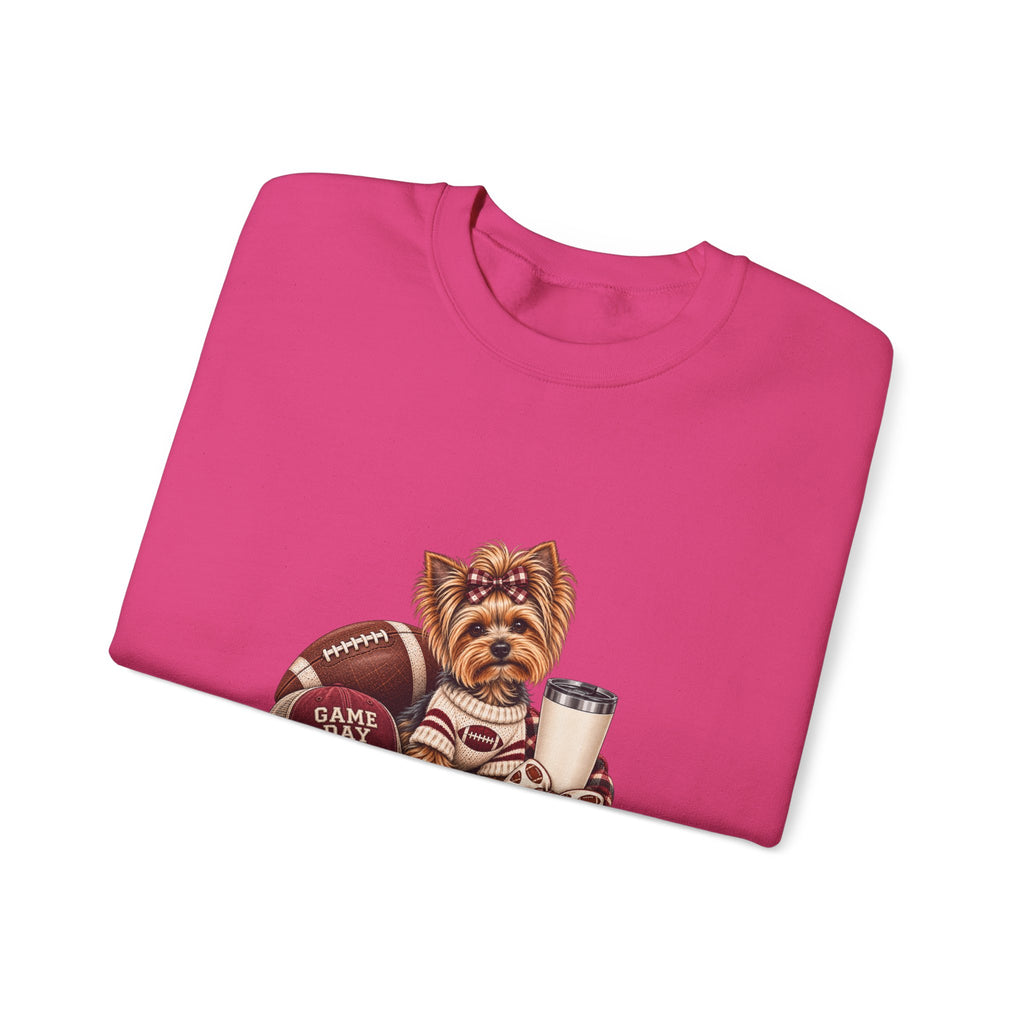 Yorkie Football Crewneck Sweatshirt