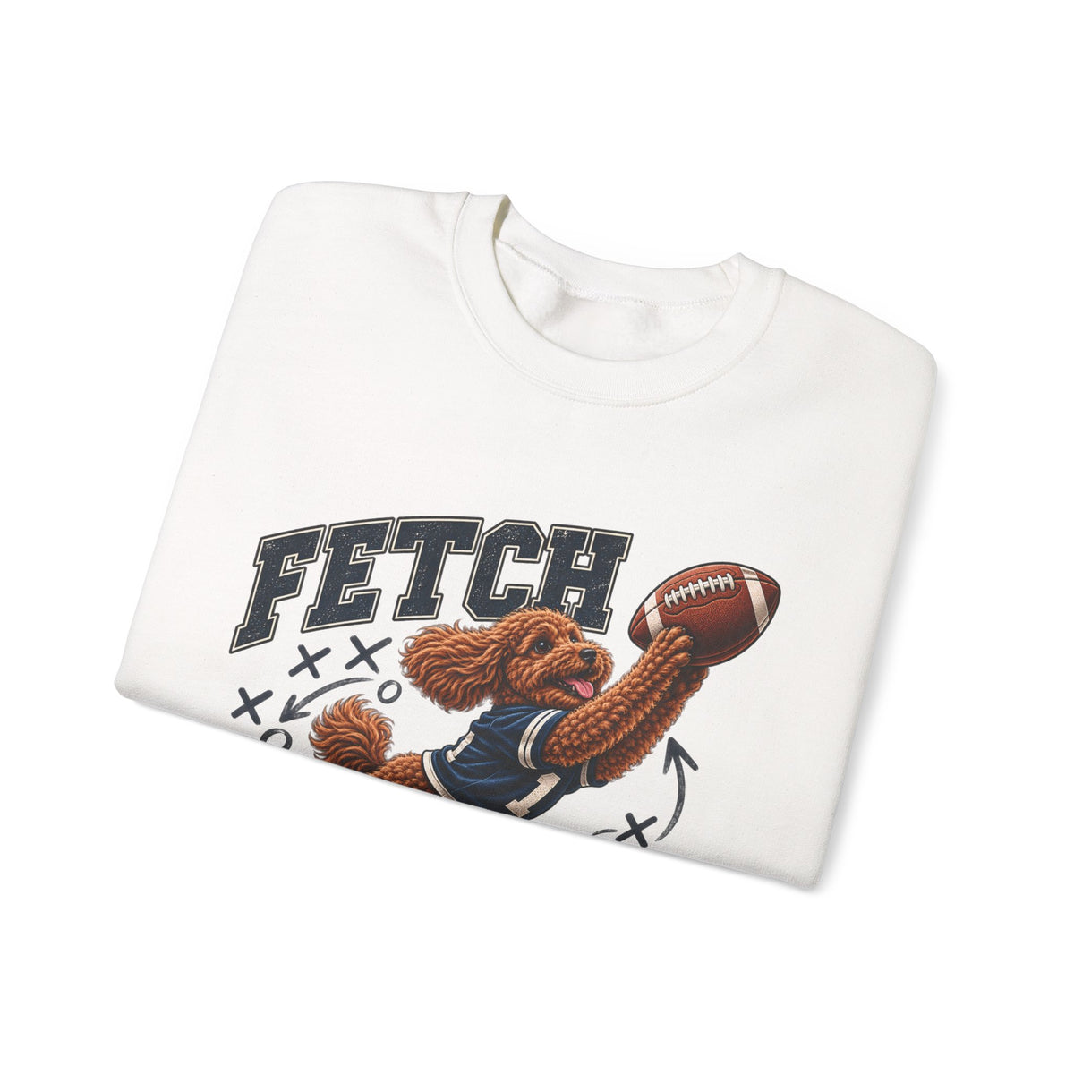 Fetch on Fourth Down Football Crewneck Sweatshirt