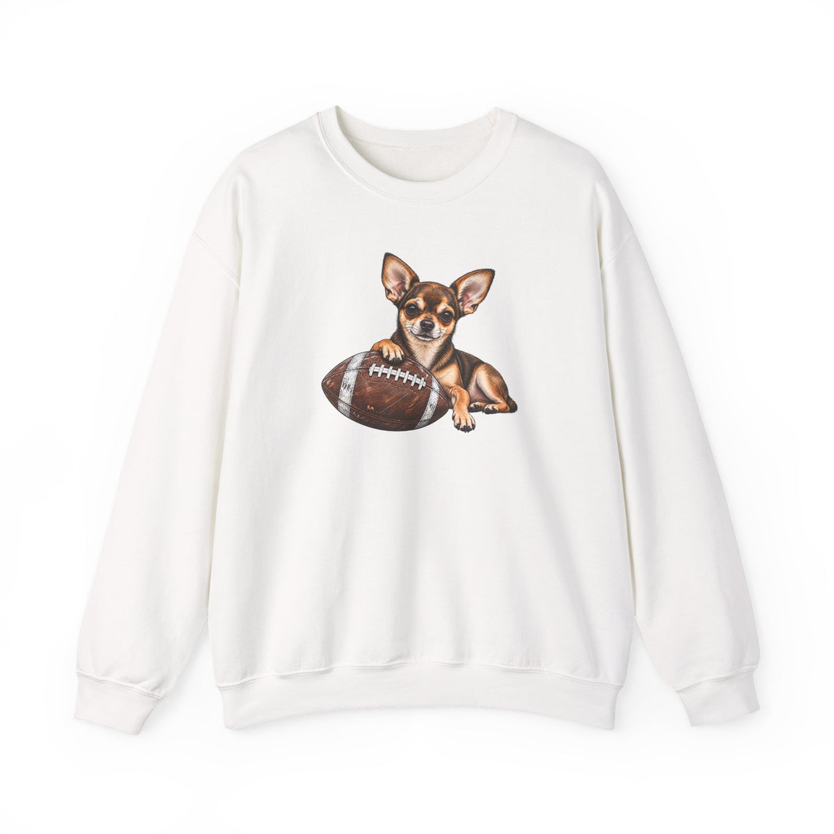 Chihuahua Football Crewneck Sweatshirt