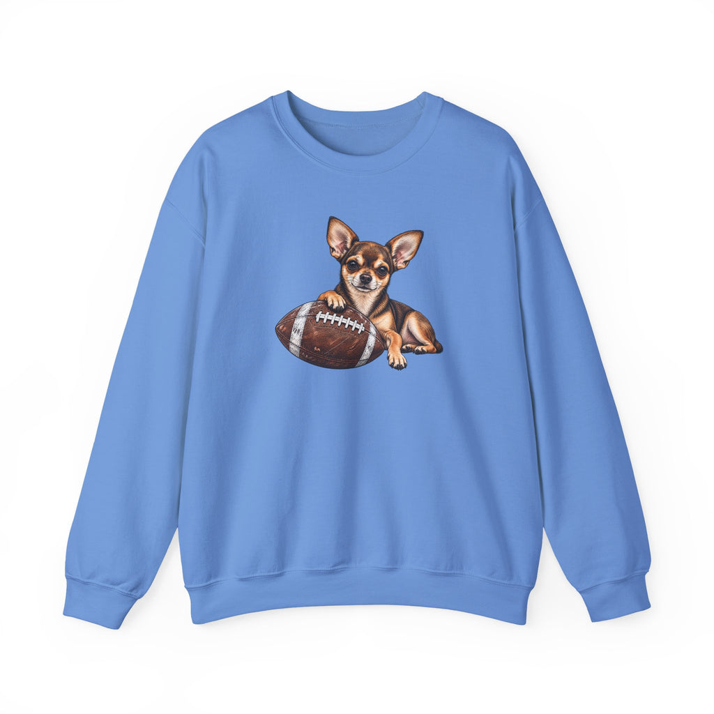 Chihuahua Football Crewneck Sweatshirt