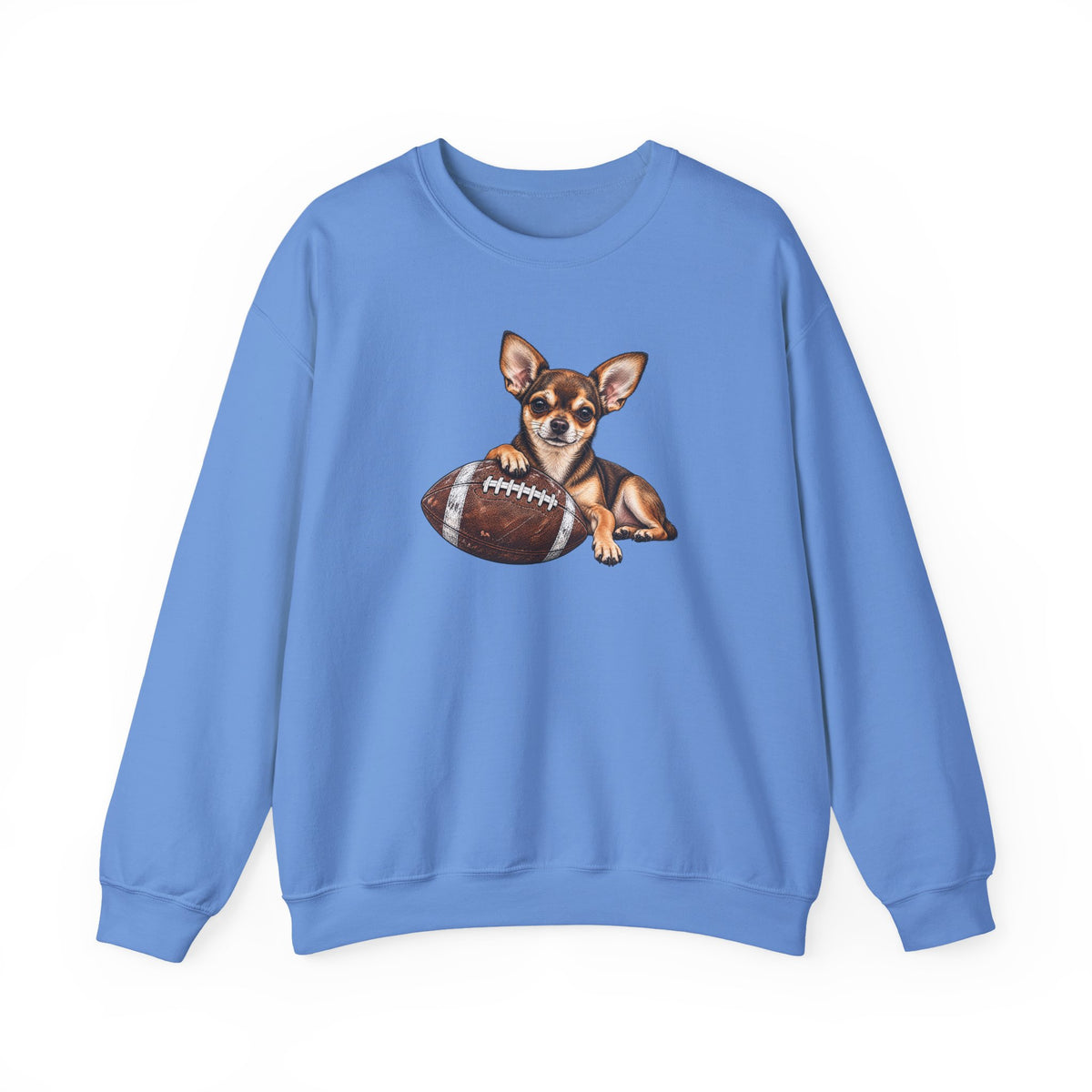 Chihuahua Football Crewneck Sweatshirt