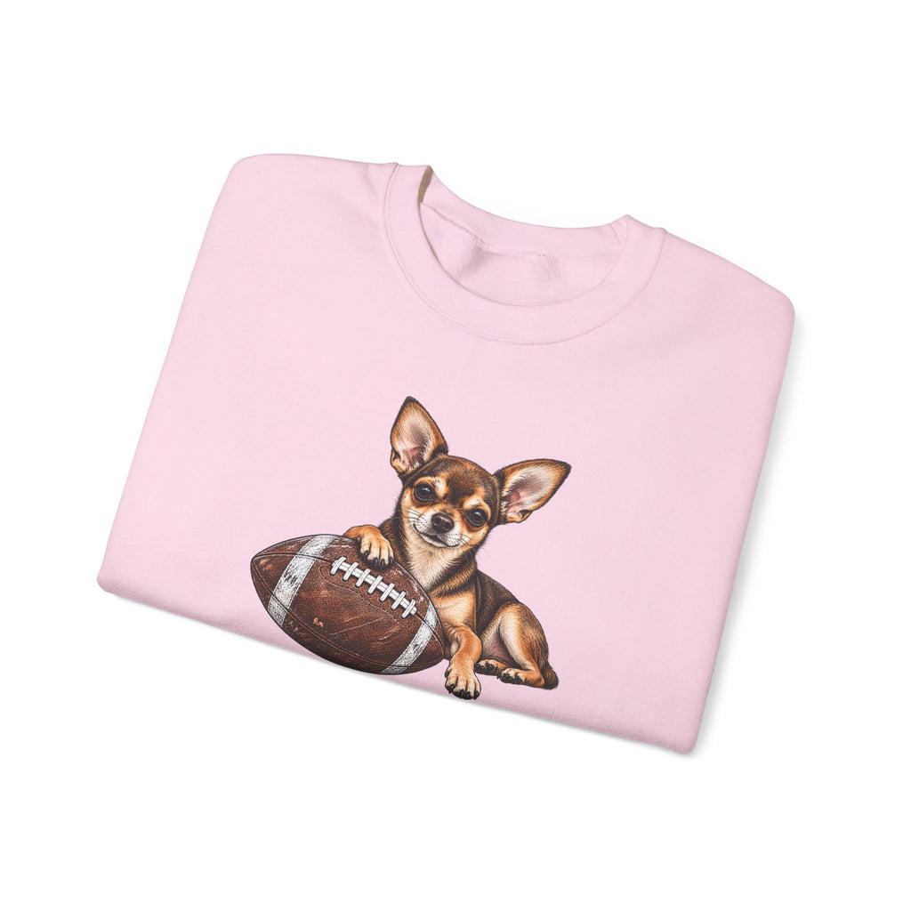 Chihuahua Football Crewneck Sweatshirt