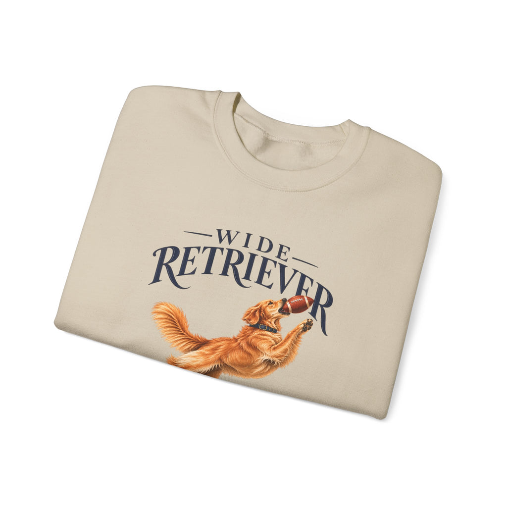 Wide Retriever Football Crewneck Sweatshirt