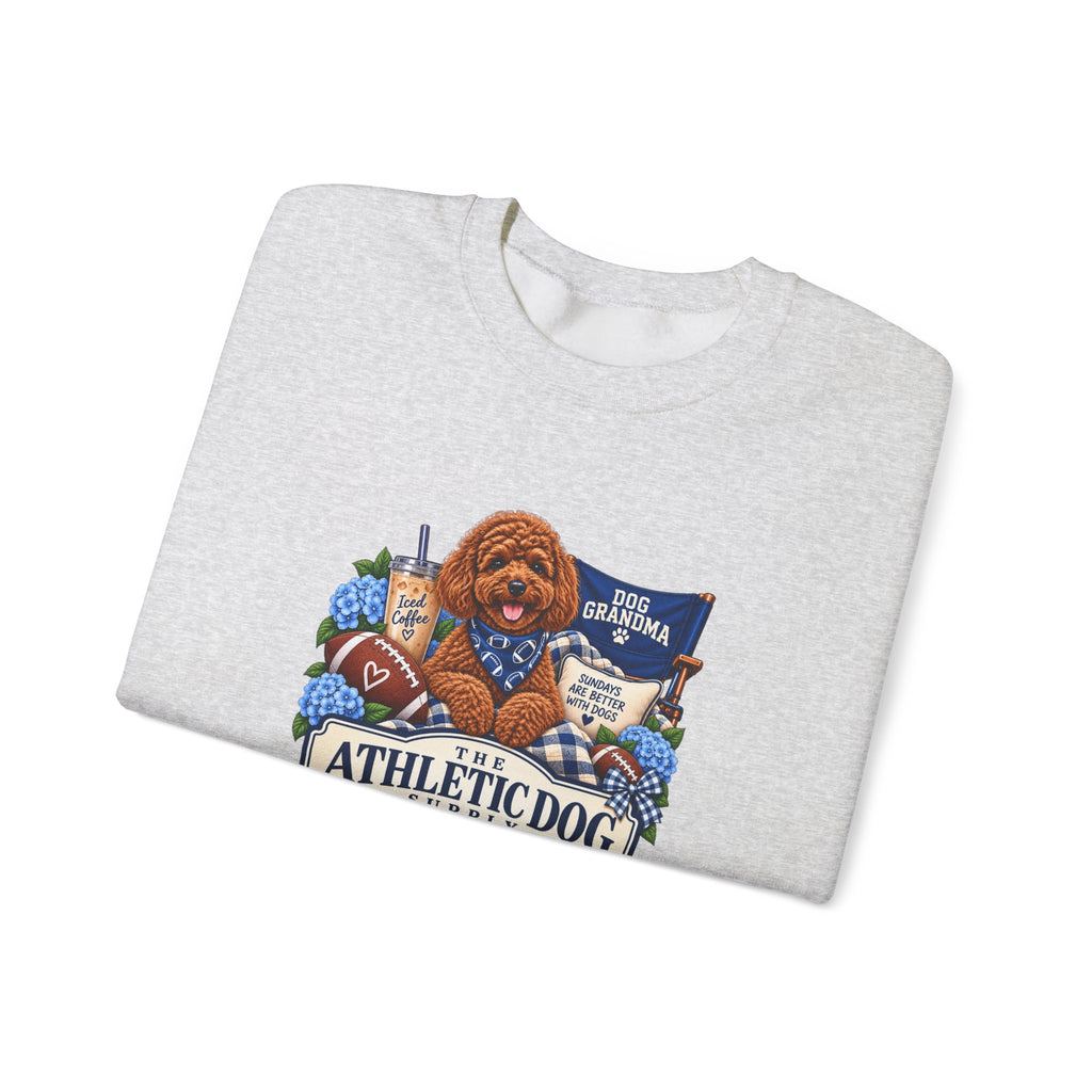 Dog Grandma Football Crewneck Sweatshirt