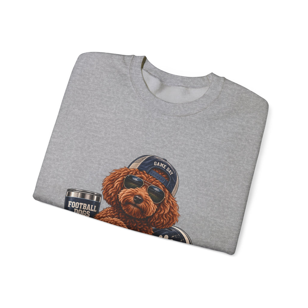 Poodle Football Crewneck Sweatshirt