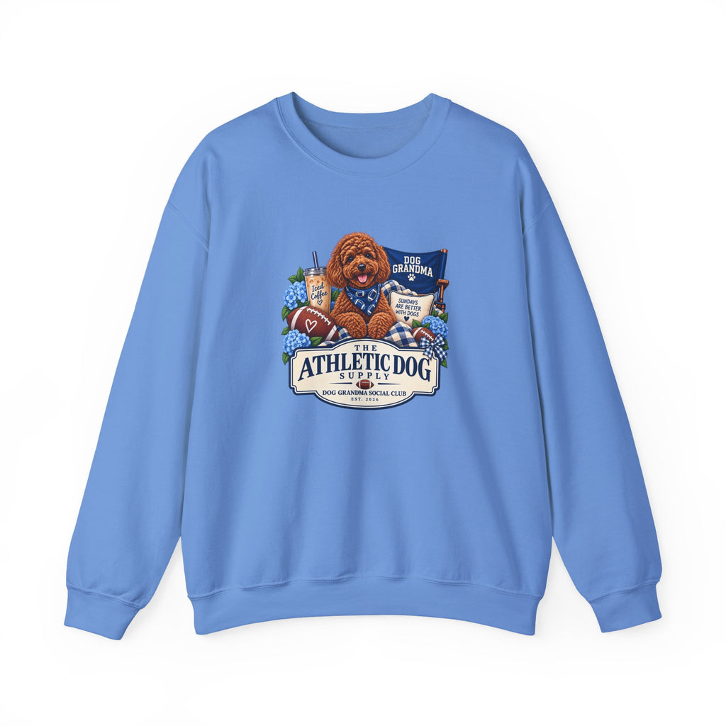Dog Grandma Football Crewneck Sweatshirt