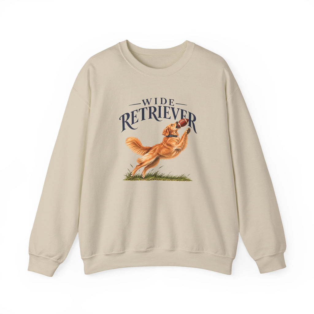 Wide Retriever Football Crewneck Sweatshirt