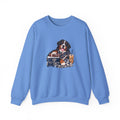 Bernese Mountain Dog Football Crewneck Sweatshirt